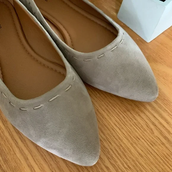Frye Taupe Suede Flats - Picture 4 of 16